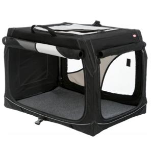 Trixie Vario Mobile Kennel For Dogs - Black, 76×48×51Cm