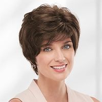Classic Short Wig with Enviable Volume and Textured Layers/Multi-Tonal Shades of Blonde Silver Brown and Red miniinthebox Classic Short Wig with Enviable Volume and Textured Layers/Multi-Tonal Shades of Blonde Silver Brown and Red miniinthebox