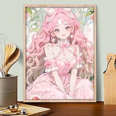 1pc People DIY Diamond Painting Beautiful Woman Diamond Painting Handcraft Home Gift Without Frame 20x30cm/8''x12'' miniinthebox