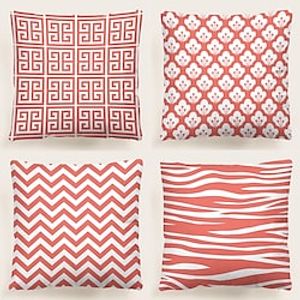 Geometric Double Side Cushion Cover 1PC Soft Decorative Square Throw Pillow Cover Cushion Case Pillowcase for Bedroom Livingroom Superior Quality Machine Washable Indoor Cushion for Sofa Couch Bed Chair miniinthebox