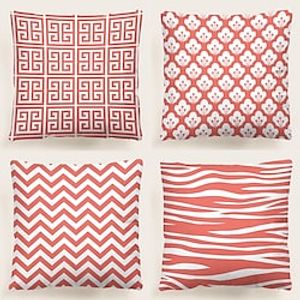 Geometric Double Side Cushion Cover 1PC Soft Decorative Square Throw Pillow Cover Cushion Case Pillowcase for Bedroom Livingroom Superior Quality Machine Washable Indoor Cushion for Sofa Couch Bed Chair miniinthebox