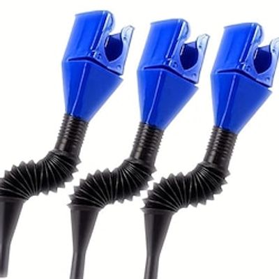 3pcs Flexible Draining Tool New Universal Plastic Clasp Funnel Multi-Function Convenient Large Wide Mouth for Automotive Oil and Household Uses Lightinthebox