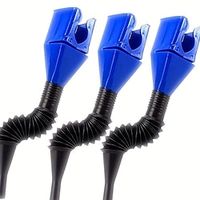 3pcs Flexible Draining Tool New Universal Plastic Clasp Funnel Multi-Function Convenient Large Wide Mouth for Automotive Oil and Household Uses Lightinthebox - thumbnail