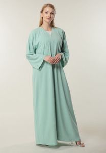 Seagreen Abaya with Handwork (M)