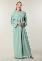 Seagreen Abaya with Handwork (M) - thumbnail