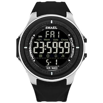LED Digital Wristwatches Luxury Brand SMAEL Men Clock Automatic Sport Watches Alarm Reloje Hombre 1380 Army Watch Waterproof Men Lightinthebox