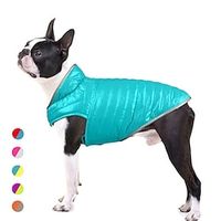 Pet clothing cross-border lightweight all-nylon double-sided dog clothing cotton reflective small and medium-sized dog clothing manufacturers Lightinthebox - thumbnail