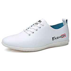 Men's Sneakers Classic Daily Office  Career Nappa Leather Breathable Non-slipping Wear Proof White Spring Summer miniinthebox