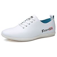 Men's Sneakers Classic Daily Office  Career Nappa Leather Breathable Non-slipping Wear Proof White Spring Summer miniinthebox - thumbnail