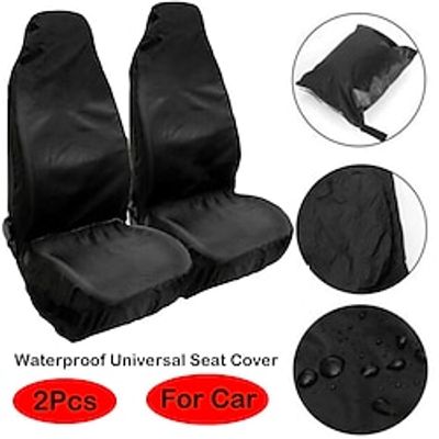 StarFire 2Pcs Waterproof Polyester Universal Seat Cover Front Car Van Seat Covers Protectors Nonslip Backing Dust-proof For Cars Bus VAN Lightinthebox StarFire 2Pcs Waterproof Polyester Universal Seat Cover Front Car Van Seat Covers Protectors Nonslip Backing Dust-proof For Cars Bus VAN Lightinthebox