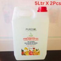 Puresel Hand Sanitizer Gel Citrus 5Ltr (Pack of 2)