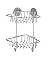 Wenko Vacuum-Loc 2-Tier Corner Rack