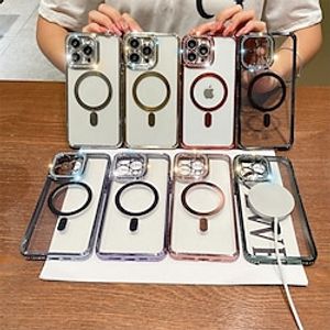 Phone Case For Apple Back Cover iPhone 14 13 12 11 Plus Pro Max Bling Bumper Frame Rhinestone Crystal Diamond TPU Lightinthebox