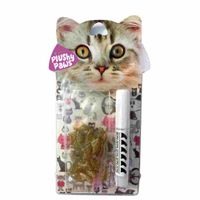 Nutrapet Plushy Paws Nail Caps Laser Gold Glitter #72 Medium