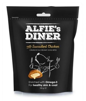 Alfies Diner With Succulent Chicken For Dog - 100g