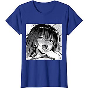 Inspired by Ahegao Hentai T-shirt Anime 100% Polyester Anime Harajuku Graphic Kawaii T-shirt For Men's / Women's / Couple's miniinthebox