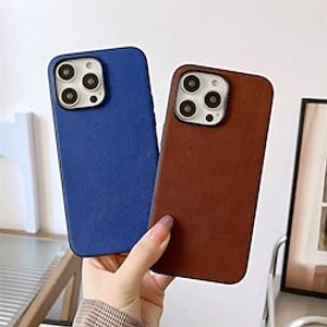 Phone Case For Apple Back Cover iPhone 14 Pro Max 14 Plus 13 12 11 Pro Max Mini X XR XS Full Body Protective Dustproof Anti-Scratch Solid Colored PU Leather Lightinthebox