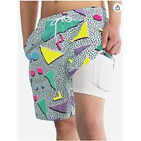 Retro Vintage 1980s Sportswear Beach Shorts Men's Masquerade Holiday Vacation Shorts Lightinthebox