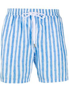 Barba striped swim shorts - Blue