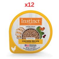 Instinct Minced Real Chicken Recipe Wet Cat Food 99G (Pack of 12)