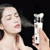 Handy Nano Mist Sprayer With Skin Analyzer Moisture Tester, Portable Facial Atomization Eyelash Extensions Steamer Mister, Face Moisturizing, Hydration Refreshing Lightinthebox - thumbnail