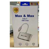 Max & Max 3 in 1 HUB Type-C+ USB 3.0+ HDMI