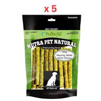 Nutrapet Munchy Sticks 300gm For Dogs, Yellow Banana (Pack Of 5)