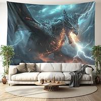 Wild Dragon Hanging Tapestry Wall Art Large Tapestry Mural Decor Photograph Backdrop Blanket Curtain Home Bedroom Living Room Decoration Lightinthebox