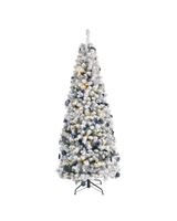 Kaemingk Decoris Pop Up Tree Snowy LED 180cm