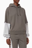 Layered Hoodie in Jersey Fleece - thumbnail