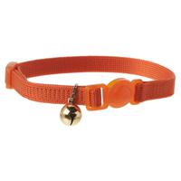 Coastal Safe Cat 8/12in breakaway collar Suede Orange Collar