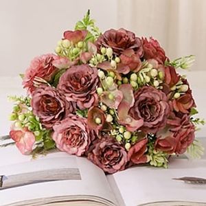Simulated Flower Classical Lafite Peony Rose Hydrangea Bouquet Wedding Home Decoration Artificial Flower Lightinthebox