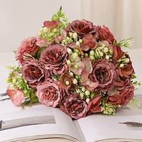 Simulated Flower Classical Lafite Peony Rose Hydrangea Bouquet Wedding Home Decoration Artificial Flower Lightinthebox - thumbnail