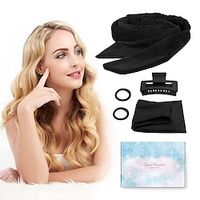 Heatless Curling Rod Headband, Upgraded 60 Extra Long Heatless Curls Headband Soft Hair Curlers to Sleep In Hair Rollers No Heat Curls (Black) Lightinthebox - thumbnail