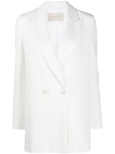 Circolo 1901 double-breasted fitted blazer - White