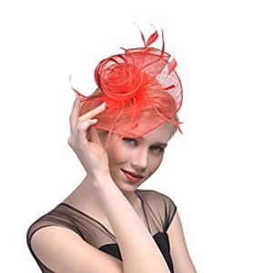 Women's Fascinators For Prom Princess Fabric Purple Khaki Black miniinthebox