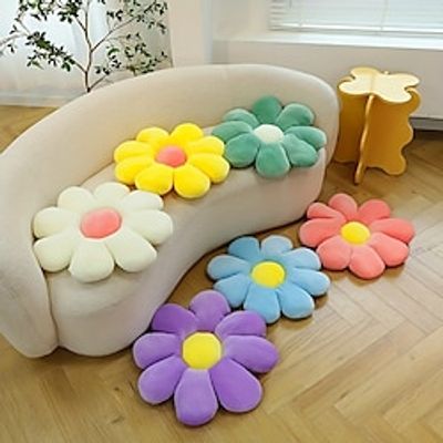 1pc Soft And Cozy Flower Pattern Pillow Cushion For Bedroom Dorm Room And Home Decor miniinthebox