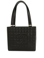 Chanel Pre-Owned Choco Bar CC tote - Black