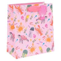 Glick Paper Salad Pink Shores Medium Gift Bag (10 x 20 x 22.5 cm) - thumbnail