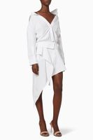 Deconstructed Cotton Shirt Dress - thumbnail