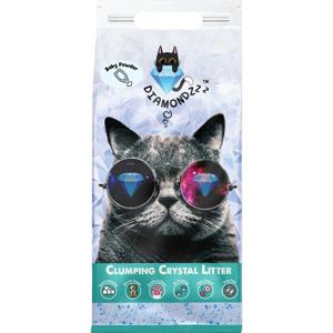 Nutrapet Diamondzzz Clumping Cat Litter Silica Gel Baby Powder - 2.7Kg