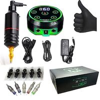 BaseKey Professional Tattoo Kit Tattoo Machine - 1 pcs Tattoo Machines, Professional Level  Low Noise  Best Quality Aluminum Alloy 18 W Rotary Tattoo Machine Lightinthebox - thumbnail
