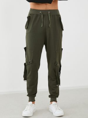 Men Casual Streetwear Style Big Pocket Harem Pants Men Casual Streetwear Style Big Pocket Harem Pants