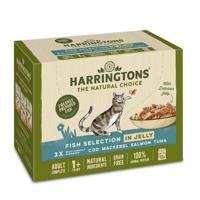 Harringtons Fish in Jelly Wet Cat Food Multipack 12 Pouches