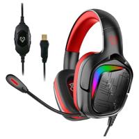 Vertux Miami 7.1 Surround Sound Gaming Headphone With Mic & USB Connectivity Red