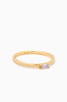 Purple Amani Ring in 18kt Gold Plating Purple Amani Ring in 18kt Gold Plating