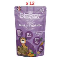 Little Big Paw Tender Duck & Vegetable Dinner Wet Dog Food 150g Pack Of 12