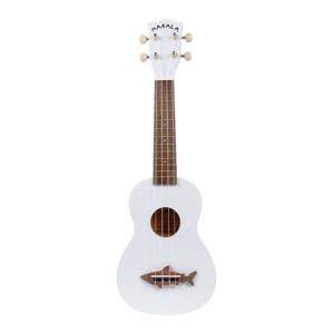 Makala Shark Series Soprano Ukulele (Includes Bag) - White