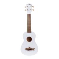 Makala Shark Series Soprano Ukulele (Includes Bag) - White - thumbnail