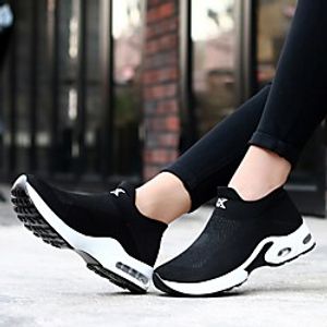 Women's Trainers Athletic Shoes Flat Heel Round Toe Daily Outdoor Mesh Solid Colored Fuchsia Pink Green miniinthebox